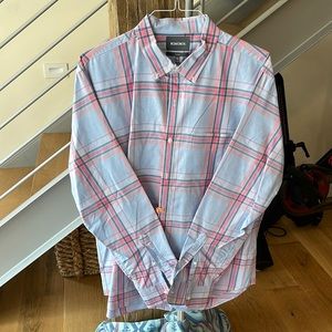 Bonobos Button Down Shirt. Slim Fit. XXL. Blue & Pink.